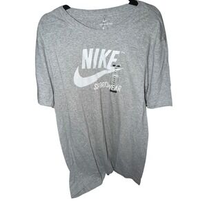 Nike Sportswear Futura Icon Mens XL Grey NWT BV0620-063 Graphic Tee
